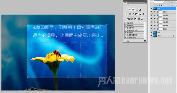 通过裁剪重新构图 通过裁剪重新构图