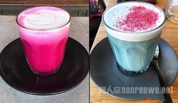 彩色拿铁咖啡 彩色拿铁咖啡
