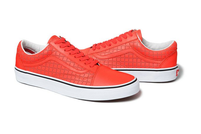 Supreme x Vans Old Skool 镂空皮革的五颜六色梦想:梦想方案哪个兵器凶猛