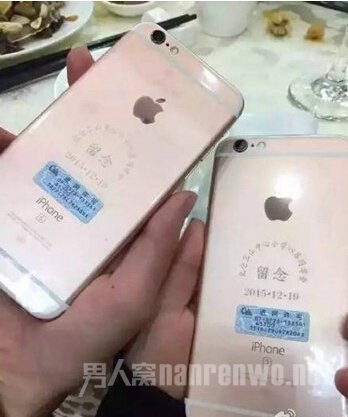 “我国好同学”：同学聚会每人一部刻字纪念的6S玫瑰金:同学聚会送同学什么礼物好