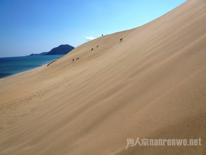 日本旅游景点鸟取山丘