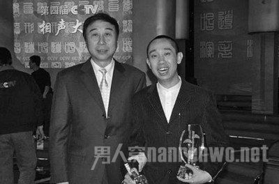 冯巩和爱徒白凯南