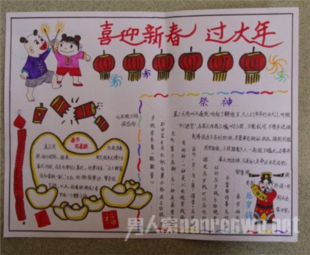 新年手抄报排版