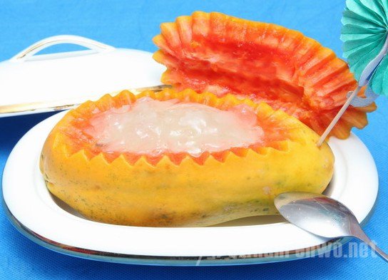 蜜汁扣木瓜