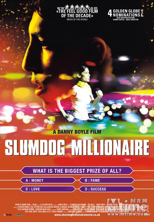 奥斯卡获奖影片《贫民窟的百万富翁》(Slumdog Millionaire)