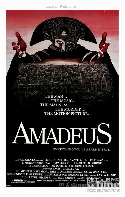奥斯卡获奖影片Amadeus (1984) 莫扎特传
