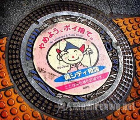 独特的日本井盖艺术