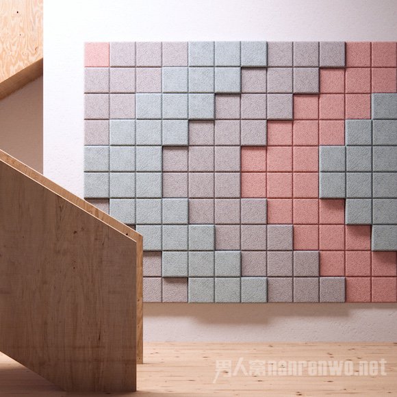 　3D 降噪墙 品牌：Form US with Love