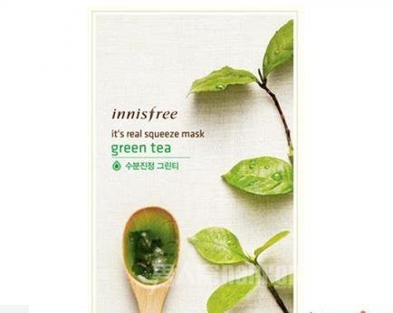 Innisfree真萃鲜润面膜绿茶 ￥40/6片