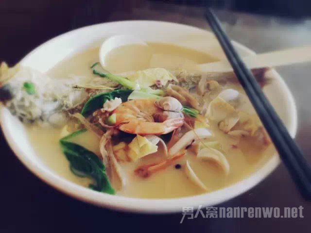鲜掉眉毛温州海鲜面