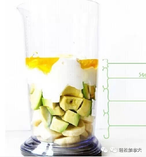 牛油果水果奶昔