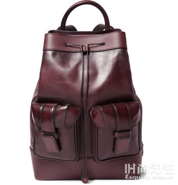 BERLUTIHorizon Panelled Leather Backpack