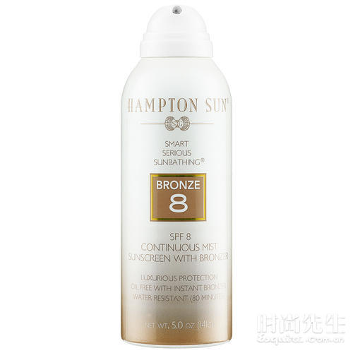 Hampton Sun SPF 8 Continuous Mist Sunscreen with Bronzer
