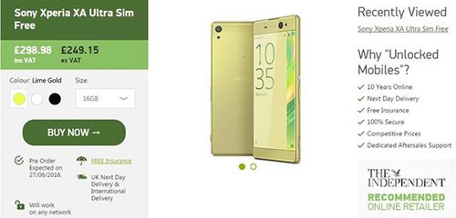 Xperia XA Ultra
