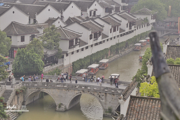 自小南河码头乘游船