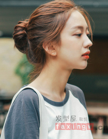 盘发发型