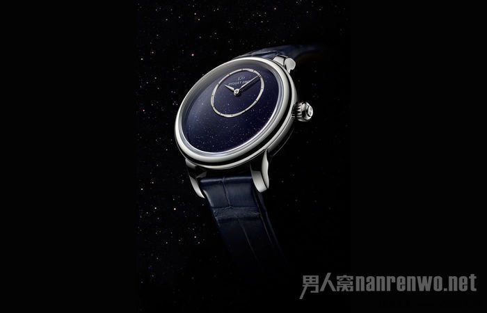 　　雅克德罗砂金石35毫米时分小针盘