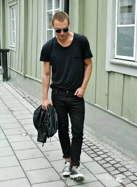 all black