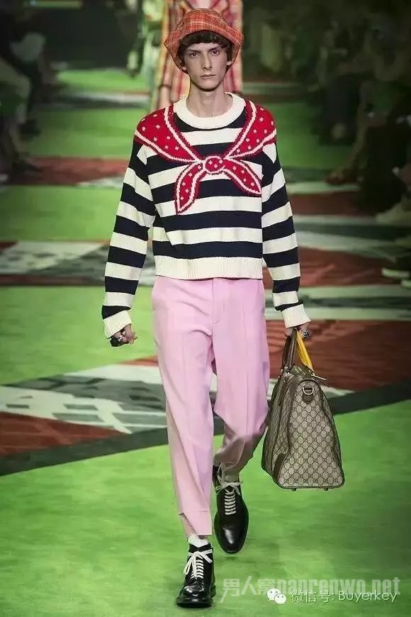 gucci今年男装的走秀款
