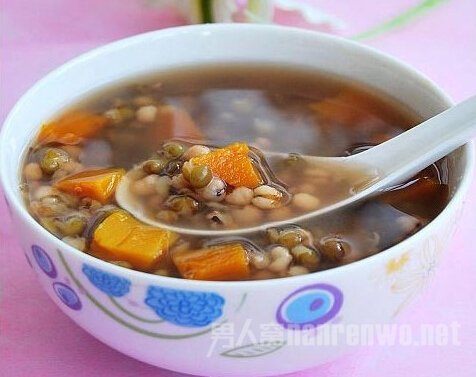 绿豆南瓜汤的做法