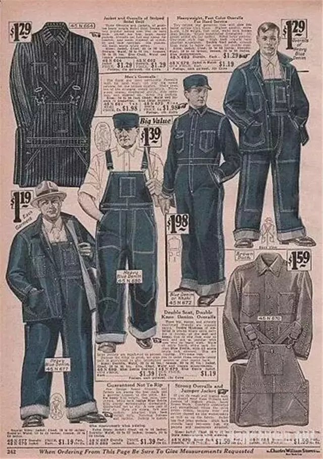 牛仔裤由来