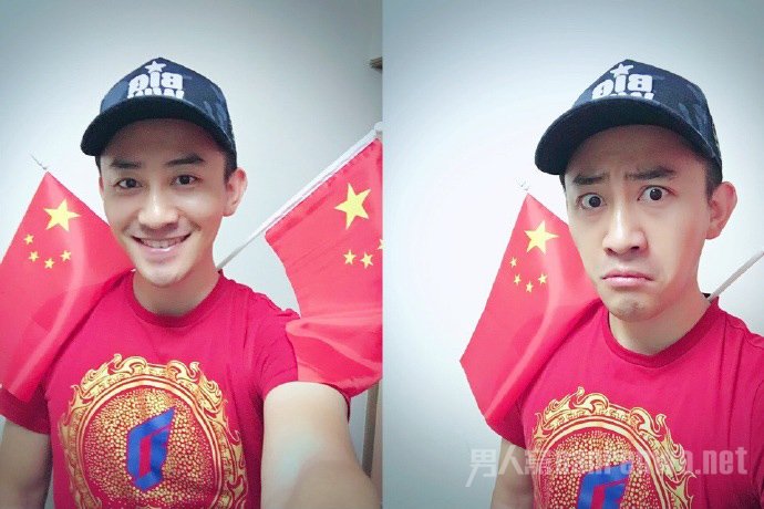 吴敏霞男友卖萌照