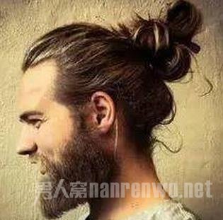 男士丸子头