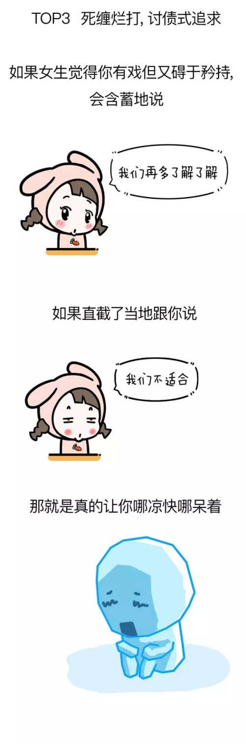 女生最讨厌的追求方式