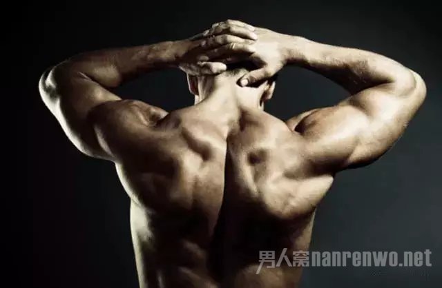 男人背肌