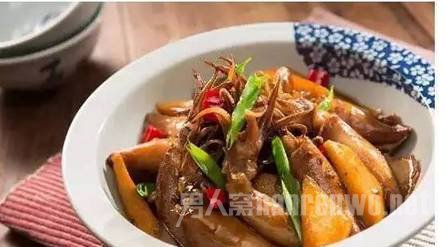 冬笋榄菜焖籽乌