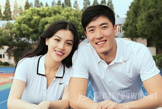 葛天刘翔合照