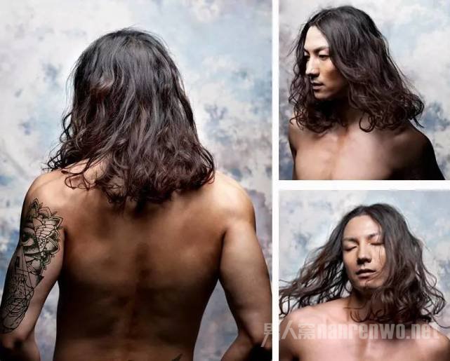 男士中长发型