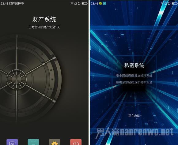 财产隔离和隐私空间