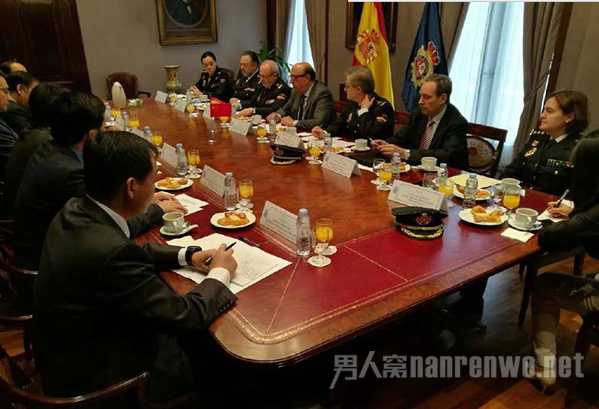 中国和西班牙两国警方开会现场
