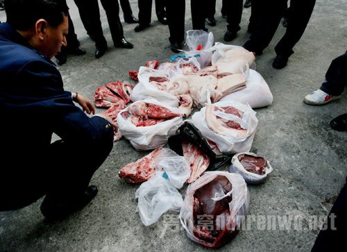 深圳查获私宰猪肉2.6万斤
