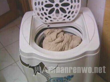 机洗羽绒服致爆炸