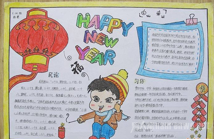 新年手抄报资料大全