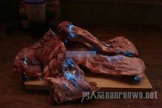 猪肉夜间发光