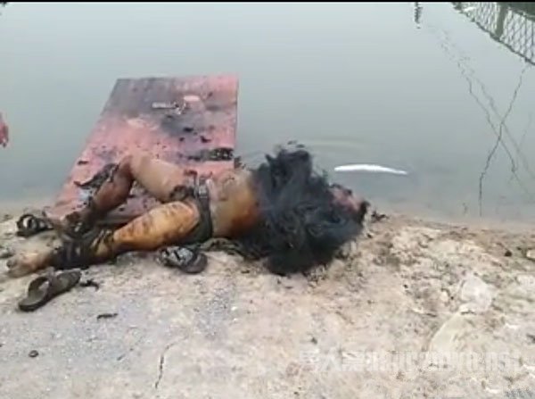 男子钓鱼时搭上高压线意外触电起火身亡