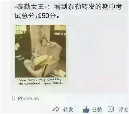 看到泰勒转发的期中考试总分加50分