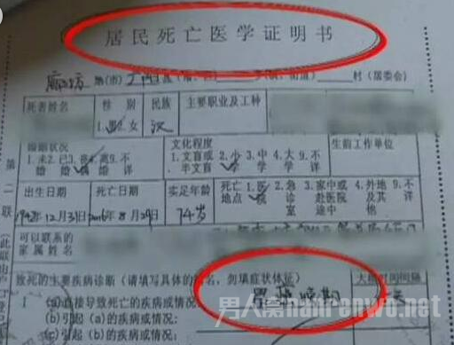 死亡证明