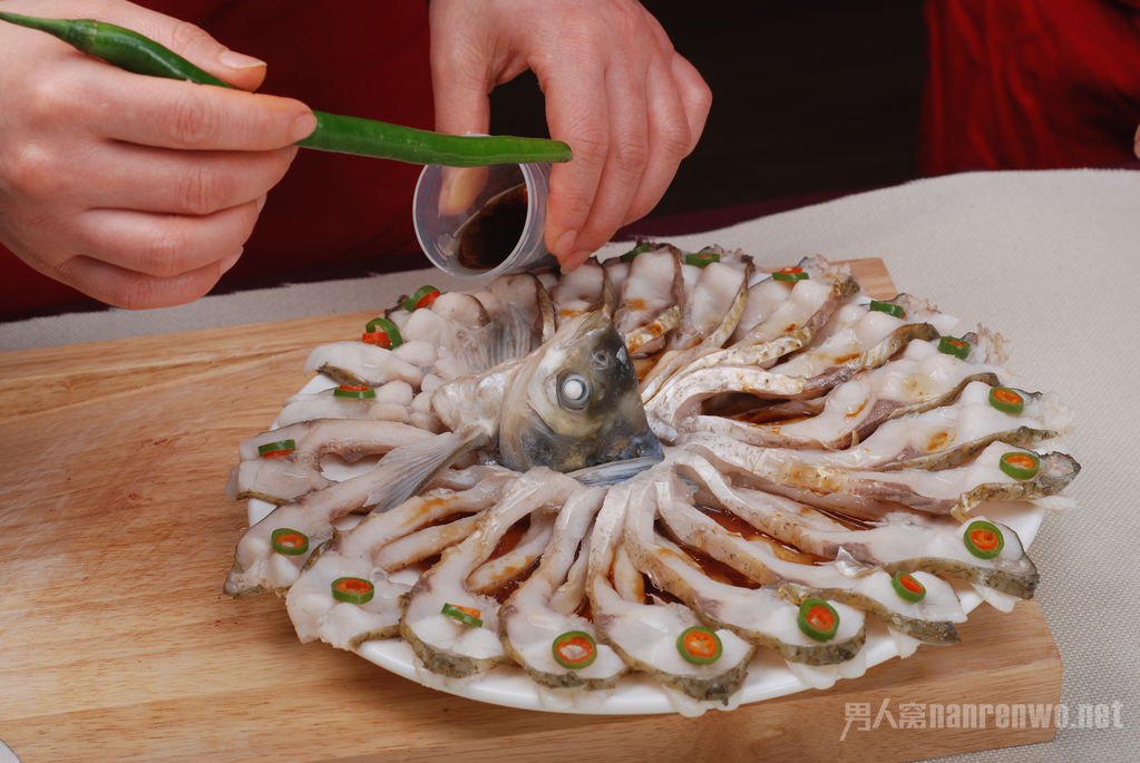 孔雀开屏鱼淋汁