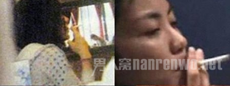 王菲抽烟