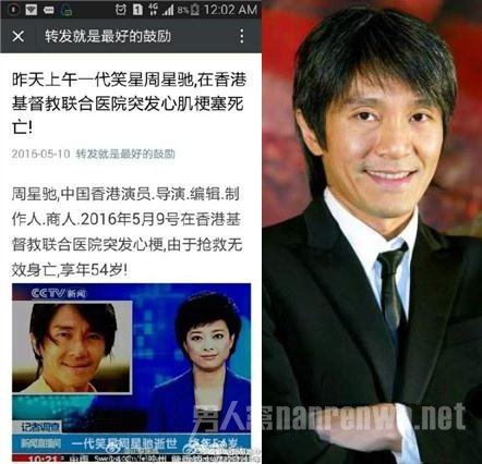 名人”被去世”类谣言