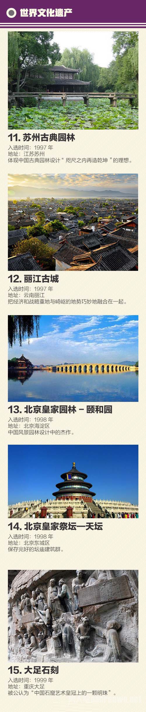 中国“世界级遗产”最新全名录
