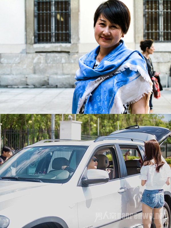 张凯丽送女儿入学
