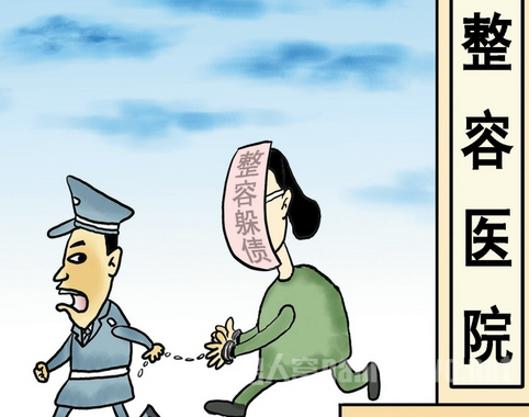 整容躲债漫画