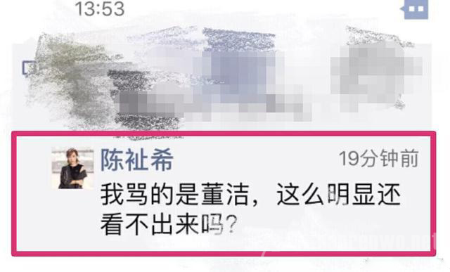潘粤明前经纪人朋友圈骂董洁