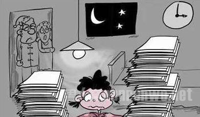 熬夜学习