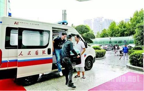 交警护送活体肺源